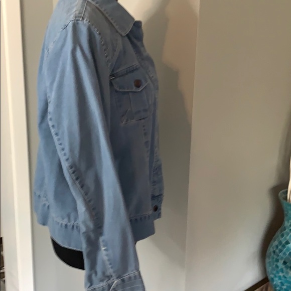 i.e. relaxed Light Blue Cotton Jacket - Picture 7 of 9